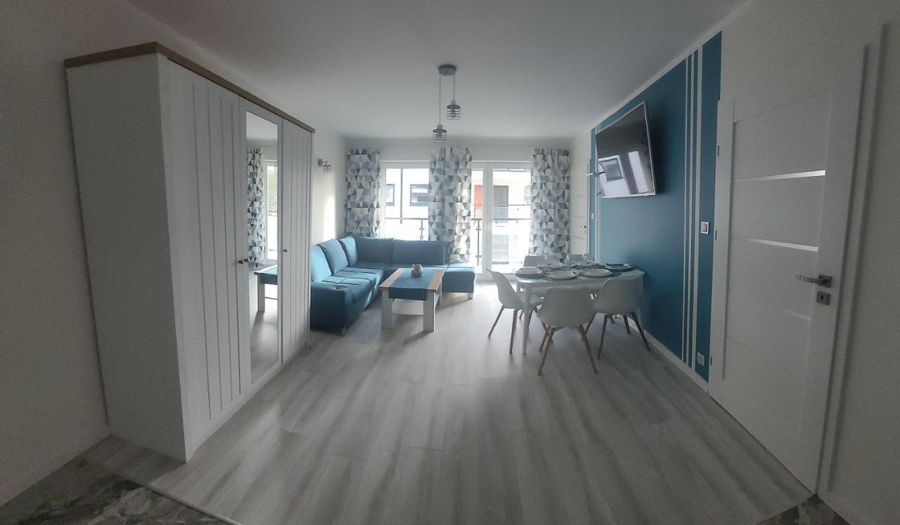 Pobierowo Baltic Apartament Turkusowy Esterno foto