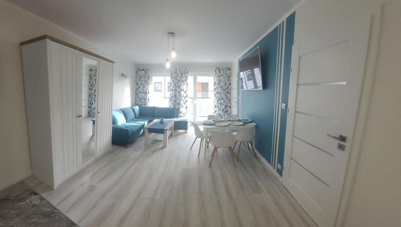 Pobierowo Baltic Apartament Turkusowy Esterno foto