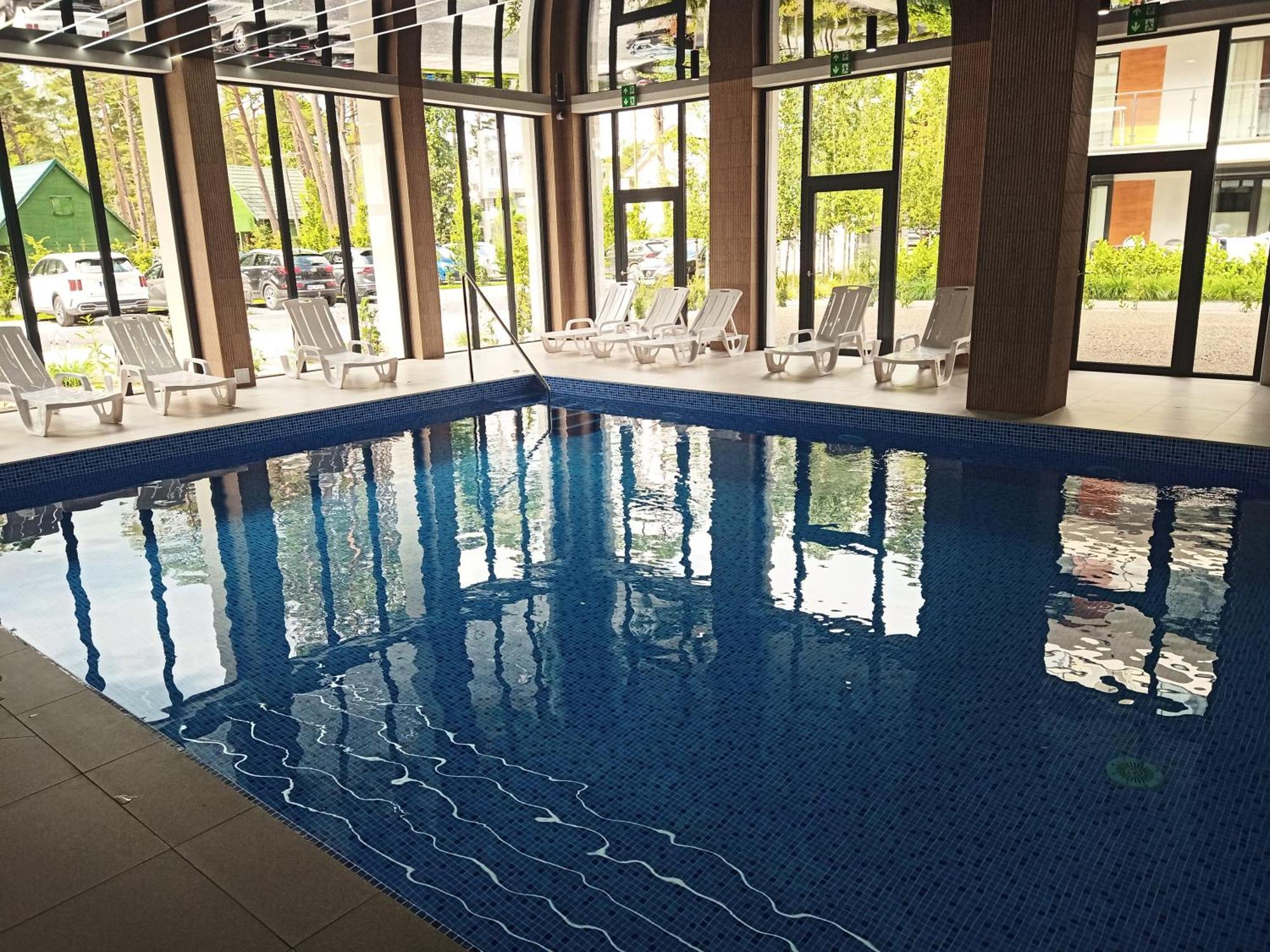Pobierowo Baltic Apartament Turkusowy Esterno foto